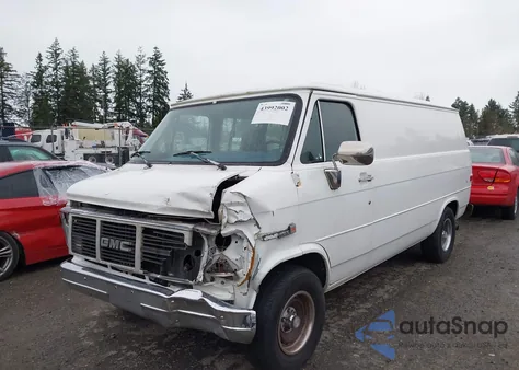 1990 GMC Vandura G2500 из США, поврежденный, VIN 2GTEG25K4L4502668